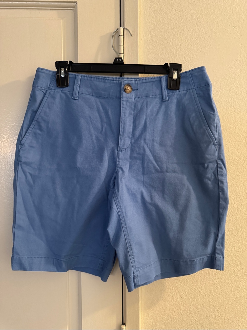 LOFT Women's Light Blue Casual Bermuda Shorts